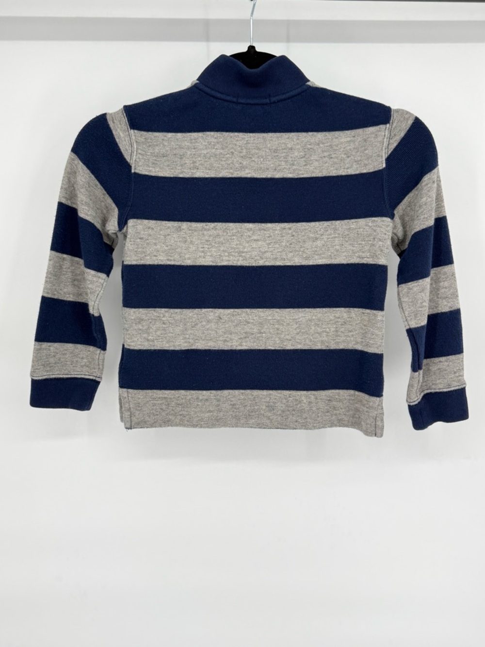 Polo Ralph Lauren Boys Quarter Zip Sweater Striped Pullover Preppy Classic Sz 5‎ - Picture 5 of 12